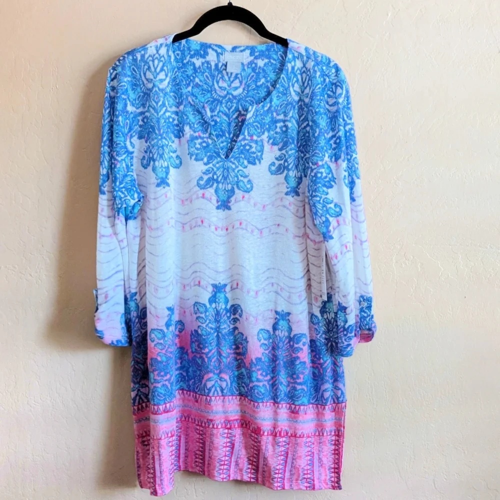 NWT Chico's Linen Tunic - Picture 4 of 13